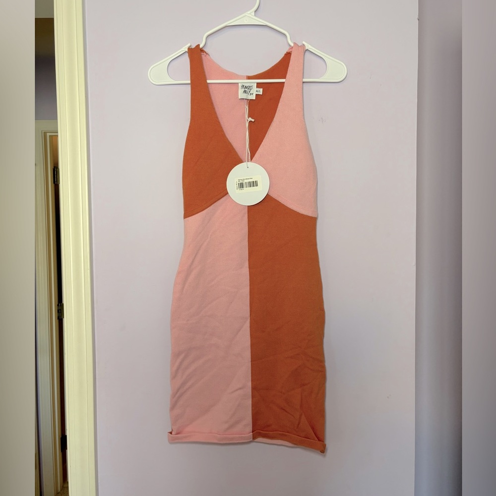 Princess Polly Sienna Mini Dress Pink Size M/L